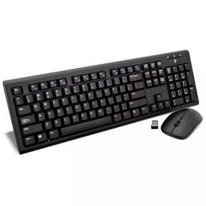 V7 Wireless Keyboard and Mouse Combo U.S. layout Black - CKW200US